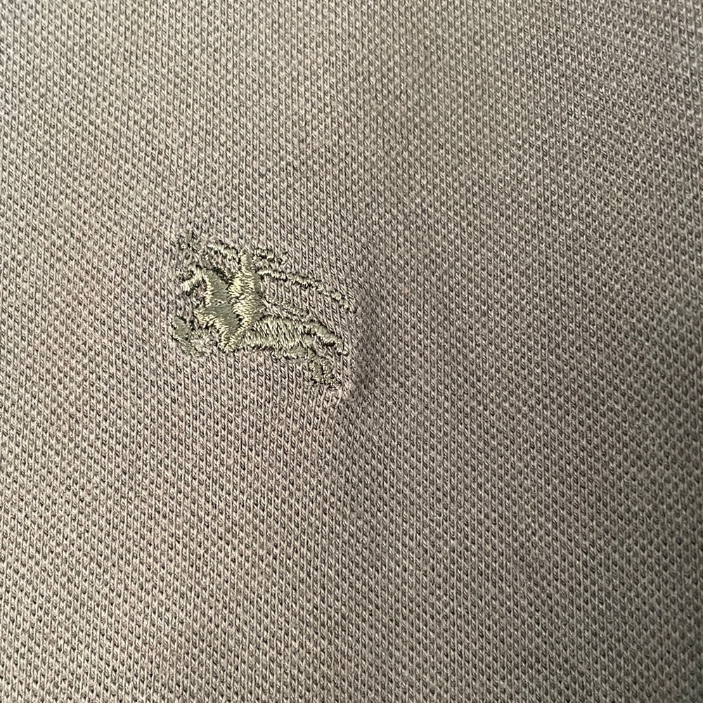 Burberry Olive Long Sleeve Top M - Picture 4 of 7